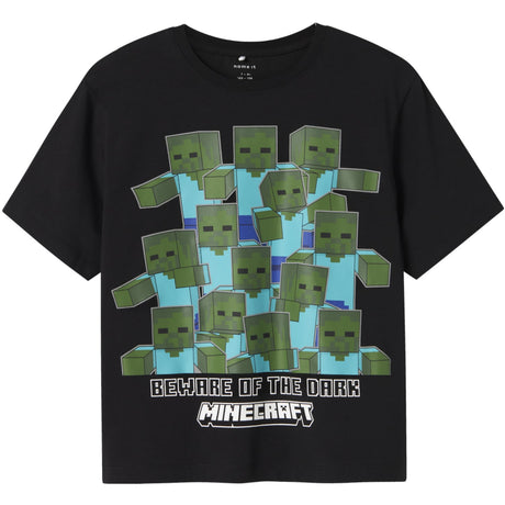 Name It Black Nkmsumba Minecraft Ss Nreg Top Box Bfu