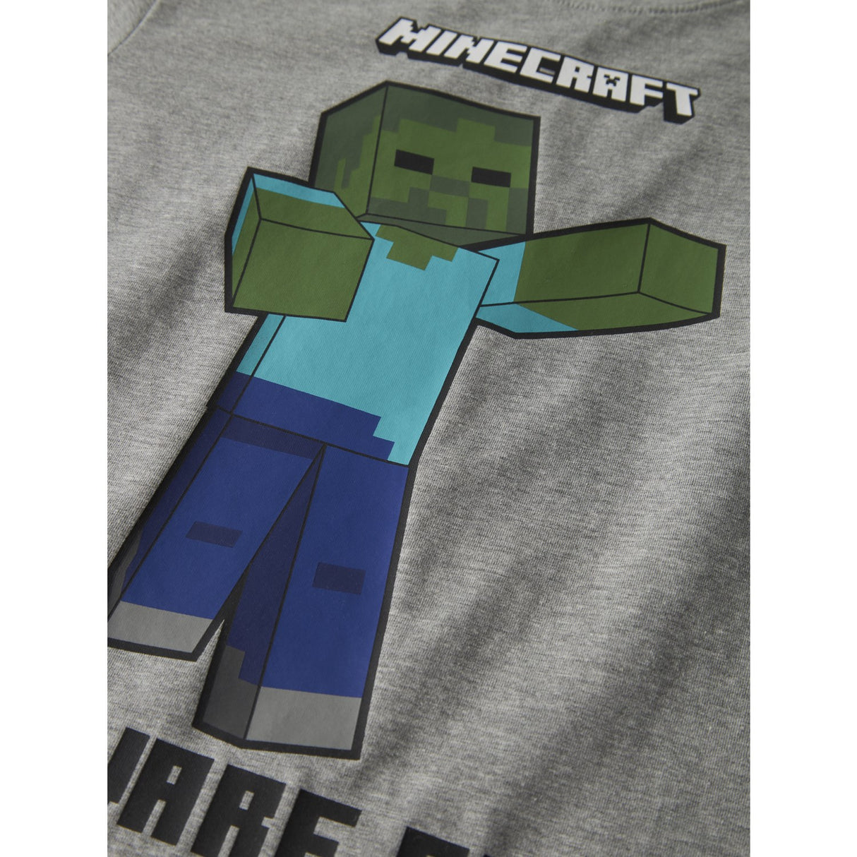 Name It Grey Melange Nkmsumba Minecraft Ss Nreg Top Box Bfu