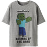 Name It Grey Melange Nkmsumba Minecraft Ss Nreg Top Box Bfu
