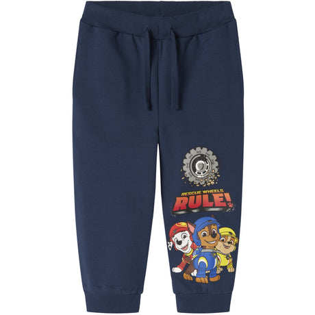 Name It Insignia Blue Nmmsteffen Paw Nreg Swe Pants Bru Cplg