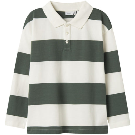 Name It Cloud Dancer Garden Topiary Nkmnutiva Ls Rlx Polo