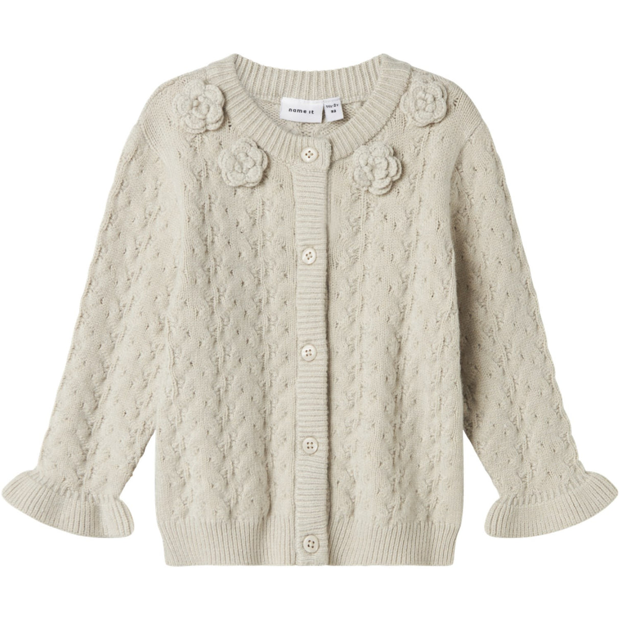 Name It Peyote Melange Nmfoanna Ls Knit Card