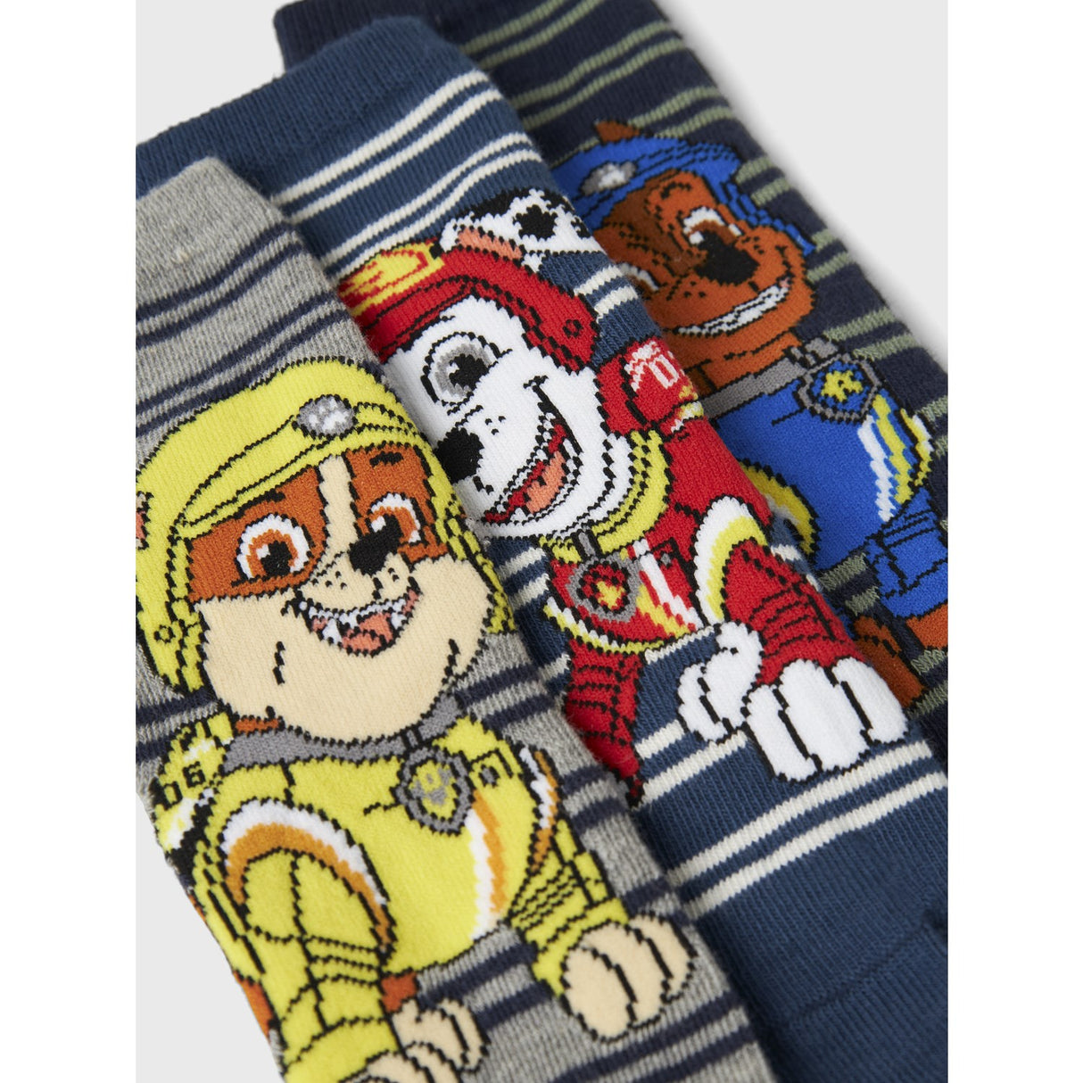 Name It Insignia Blue Nmmsommer Paw 3-Pack Socks Cplg