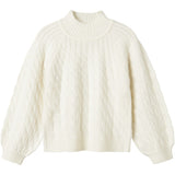 Name It Cloud Dancer Nkfnadalie Ls Knit