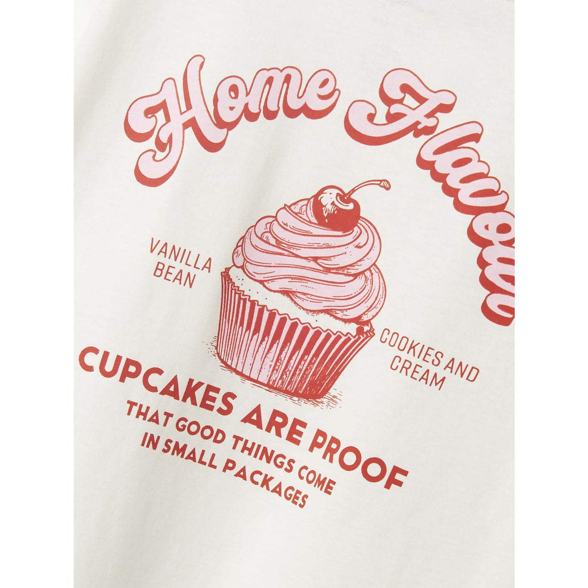 Name It Cloud Dancer Red Alert Nkfneata Ss Nreg Top