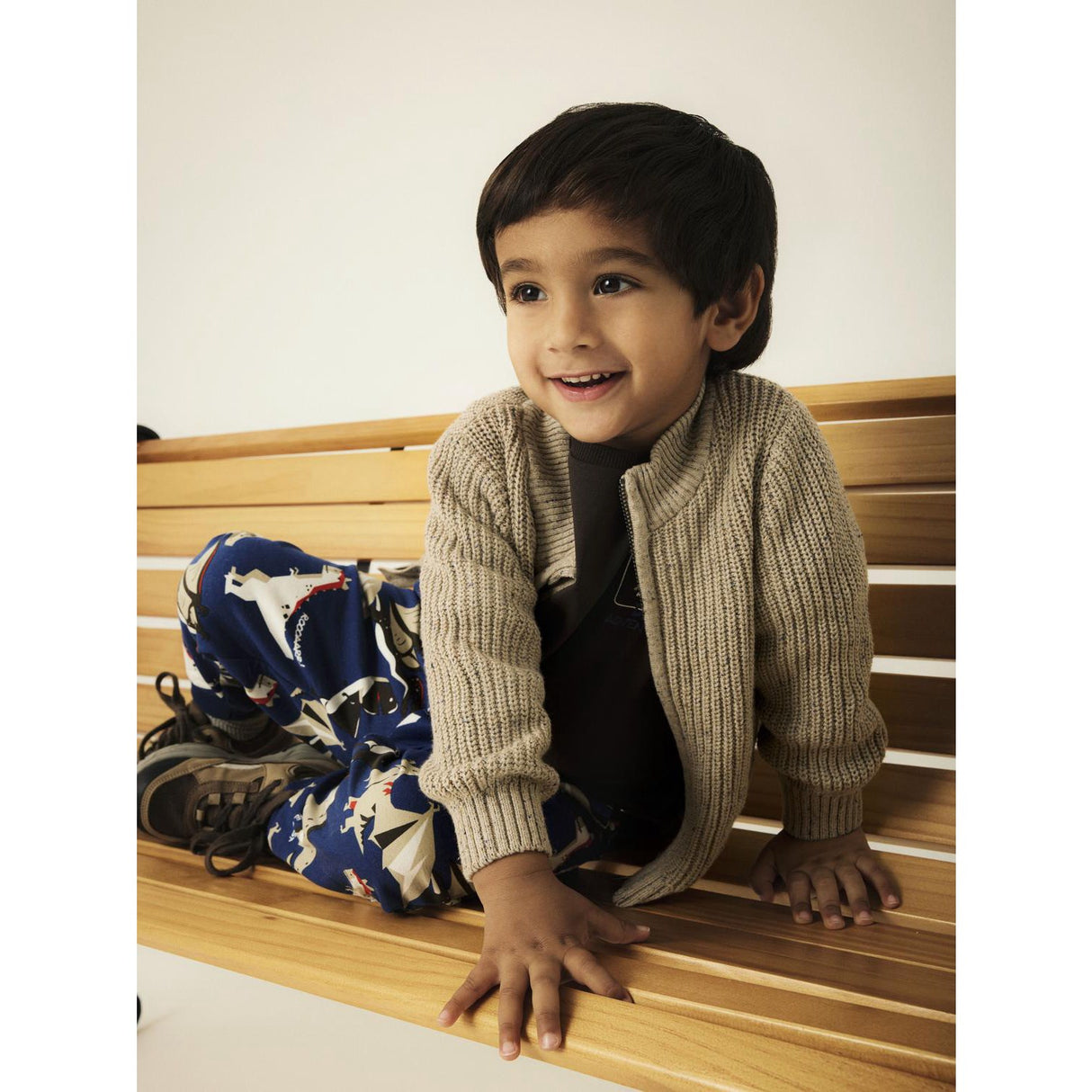 Name It Island Fossil Nmmnorman Ls Knit Card