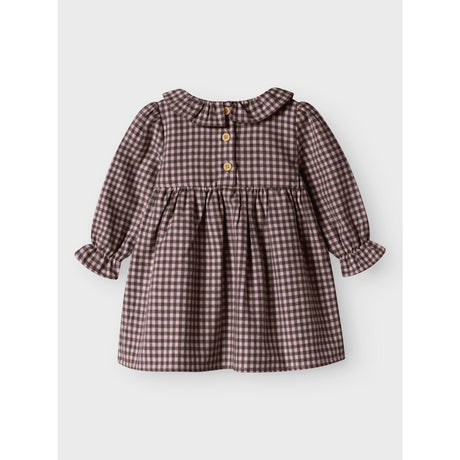 Name It Seal Brown Burnished Lilac Nbfoninka Ls Dress