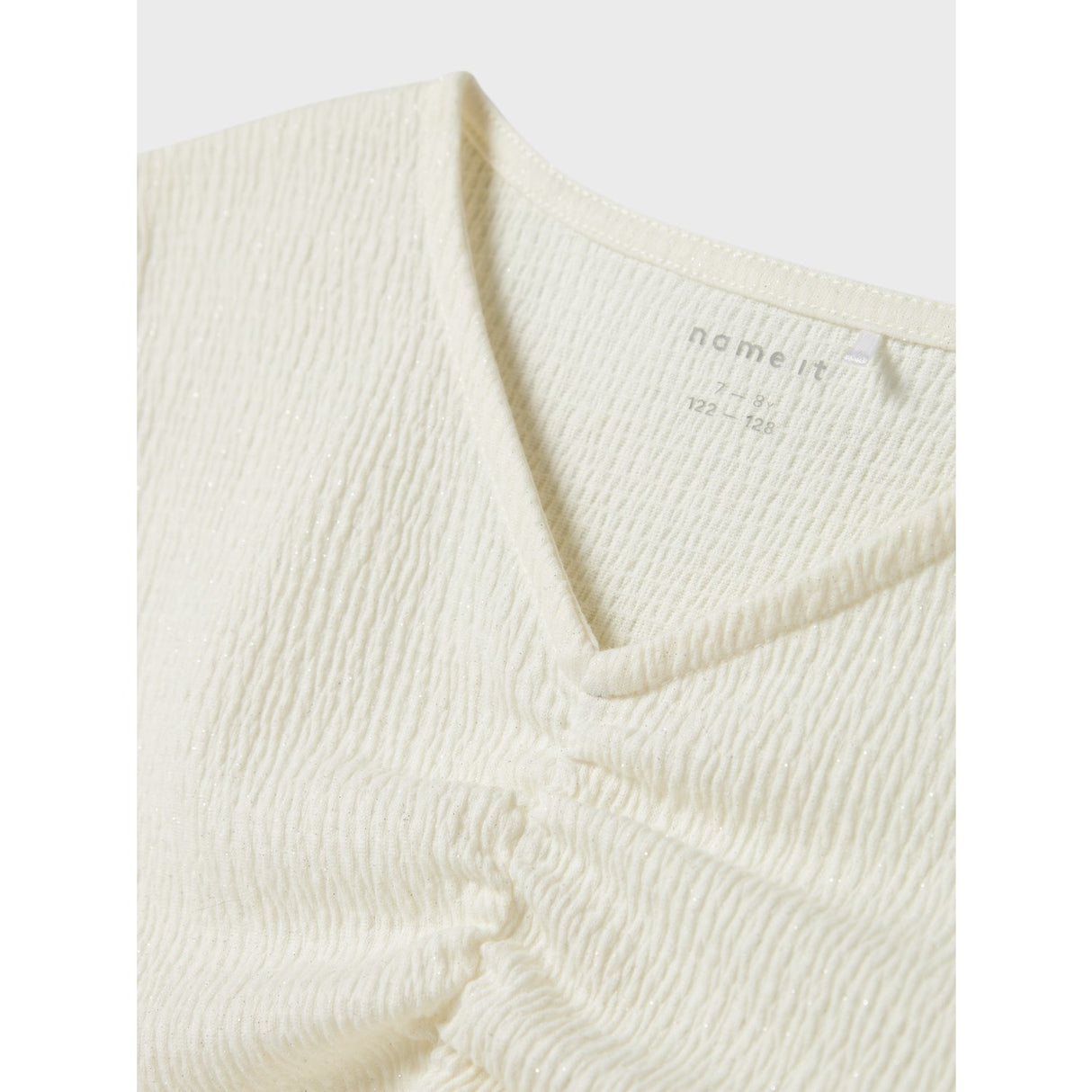 Name It Cloud Dancer Nkfodny Ls Slim Top