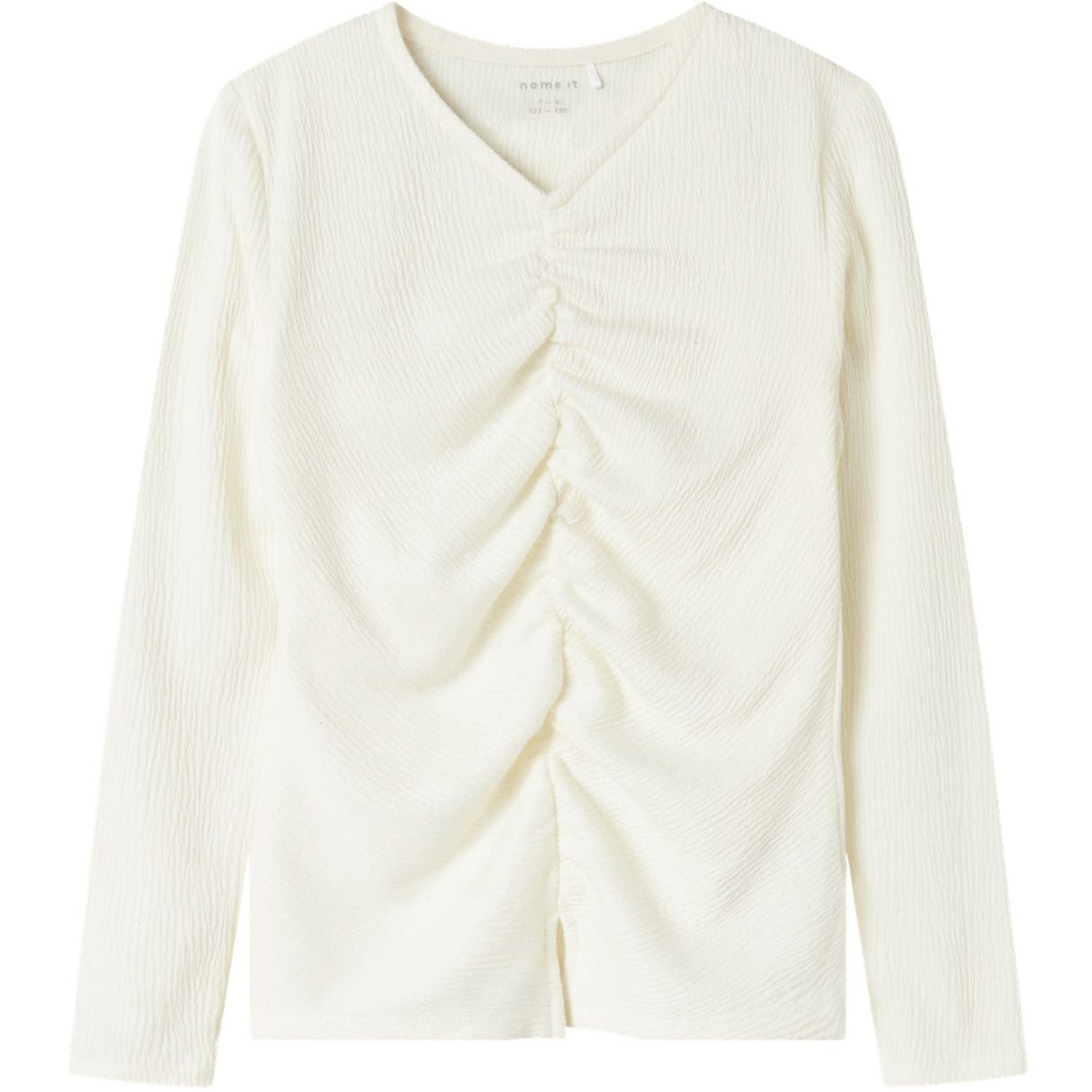 Name It Cloud Dancer Nkfodny Ls Slim Top