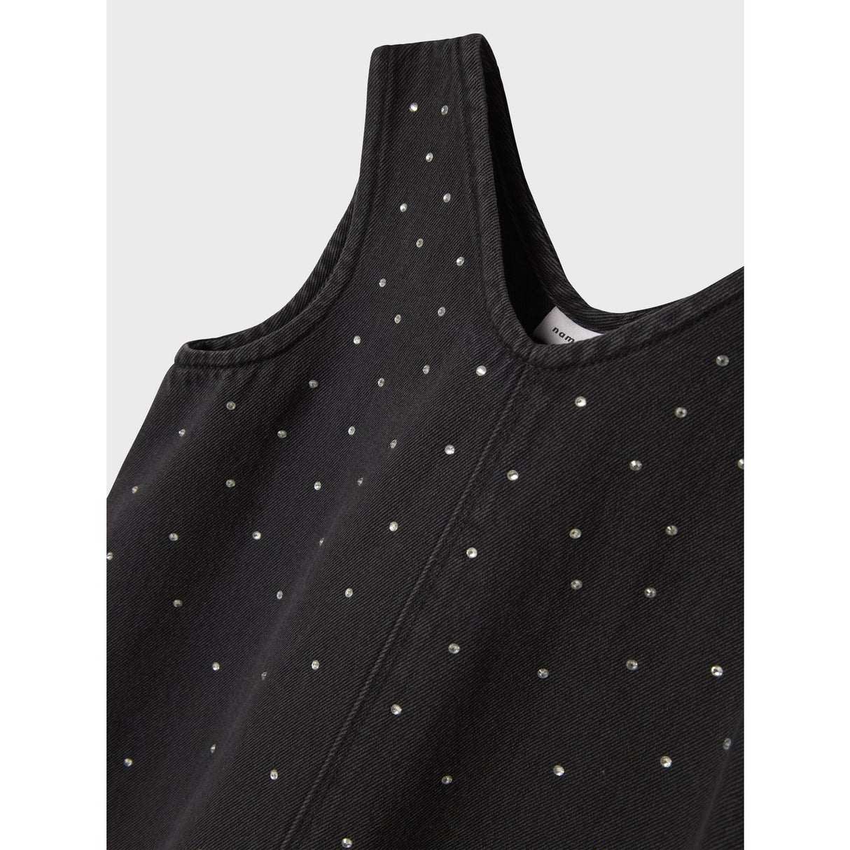 Name It Dark Grey Denim Nkfmonala Sl Loose Dress 8810-Im O