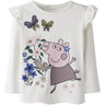Name It Cloud Dancer Nmfanna Peppa Ls Top Box Cplg