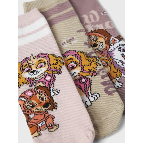 Name It Island Fossil Nmfsassa Paw 3-Pack Socks Cplg
