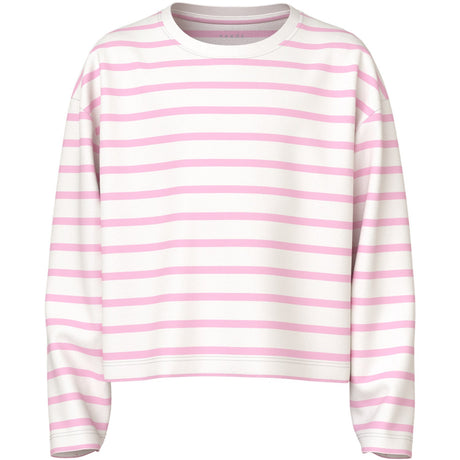 Name It Cloud Dancer Sweet Dreams Stripe Nkfvita Ls Short Rlx Top