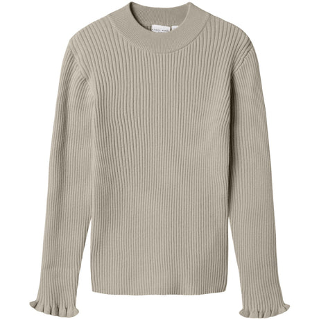Name It Island Fossil Nkfvianna Ls Slim Knit