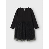 Name It Black Nmfolone Ls Dress