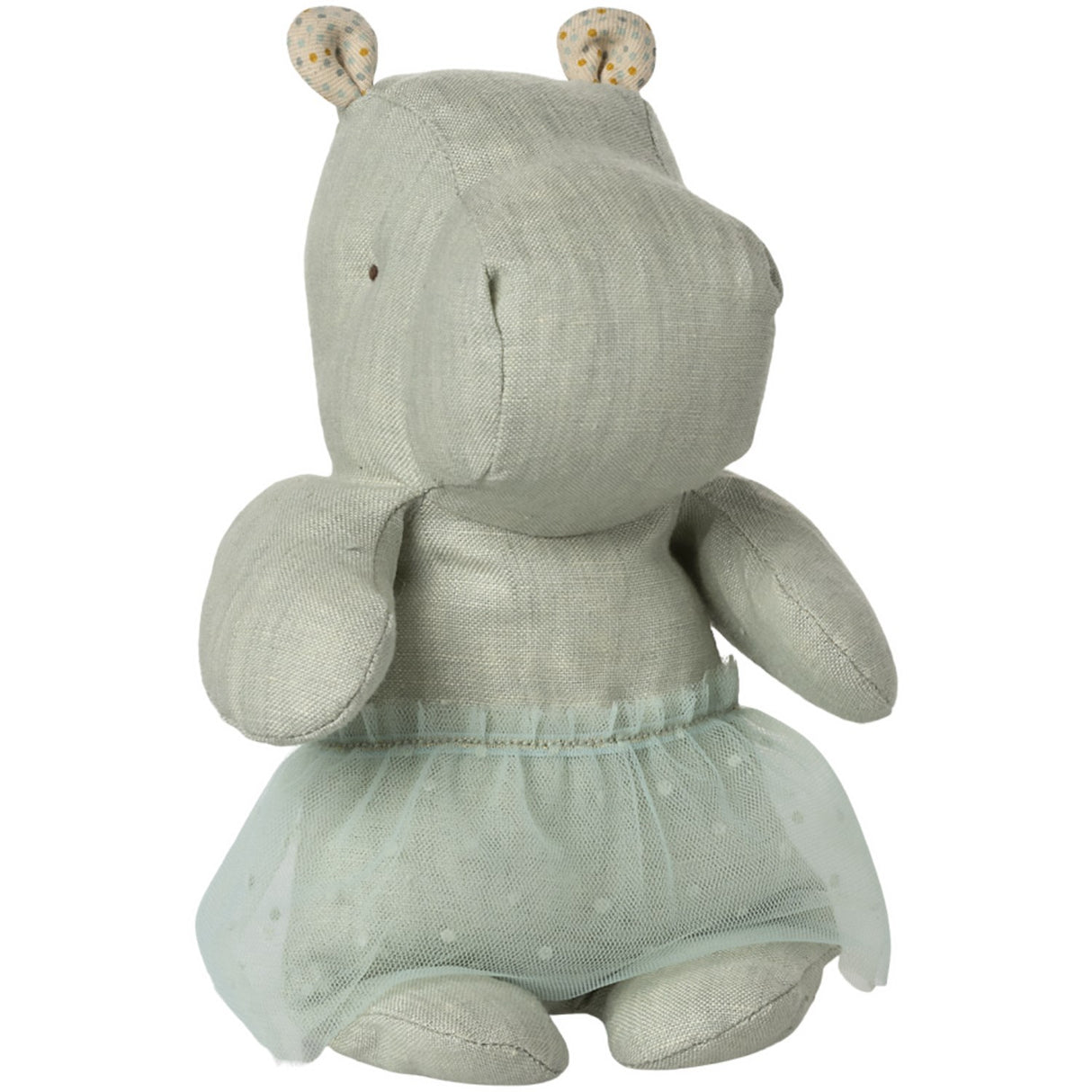 Maileg Safari Friends, Hippo W. Skirt, Small - Mint