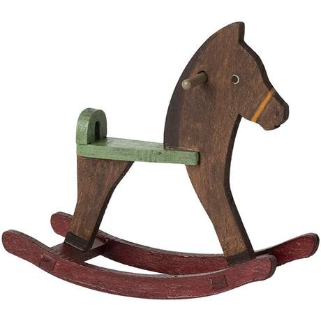 Maileg Rocking Horse, Mouse - Dark Brown