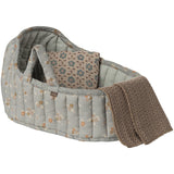 Maileg Carry Cot, Large - Blue