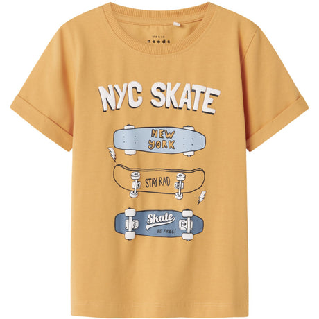 Name It Gold Earth Skateboards Nmmvux Ss Top