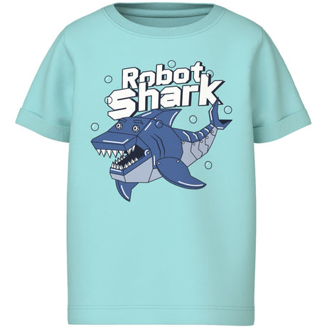 Name It Blue Tint Shark Nmmvux Ss Top
