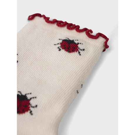 Lil'Atelier Silver Peony Nmfdarlene Socks Lil