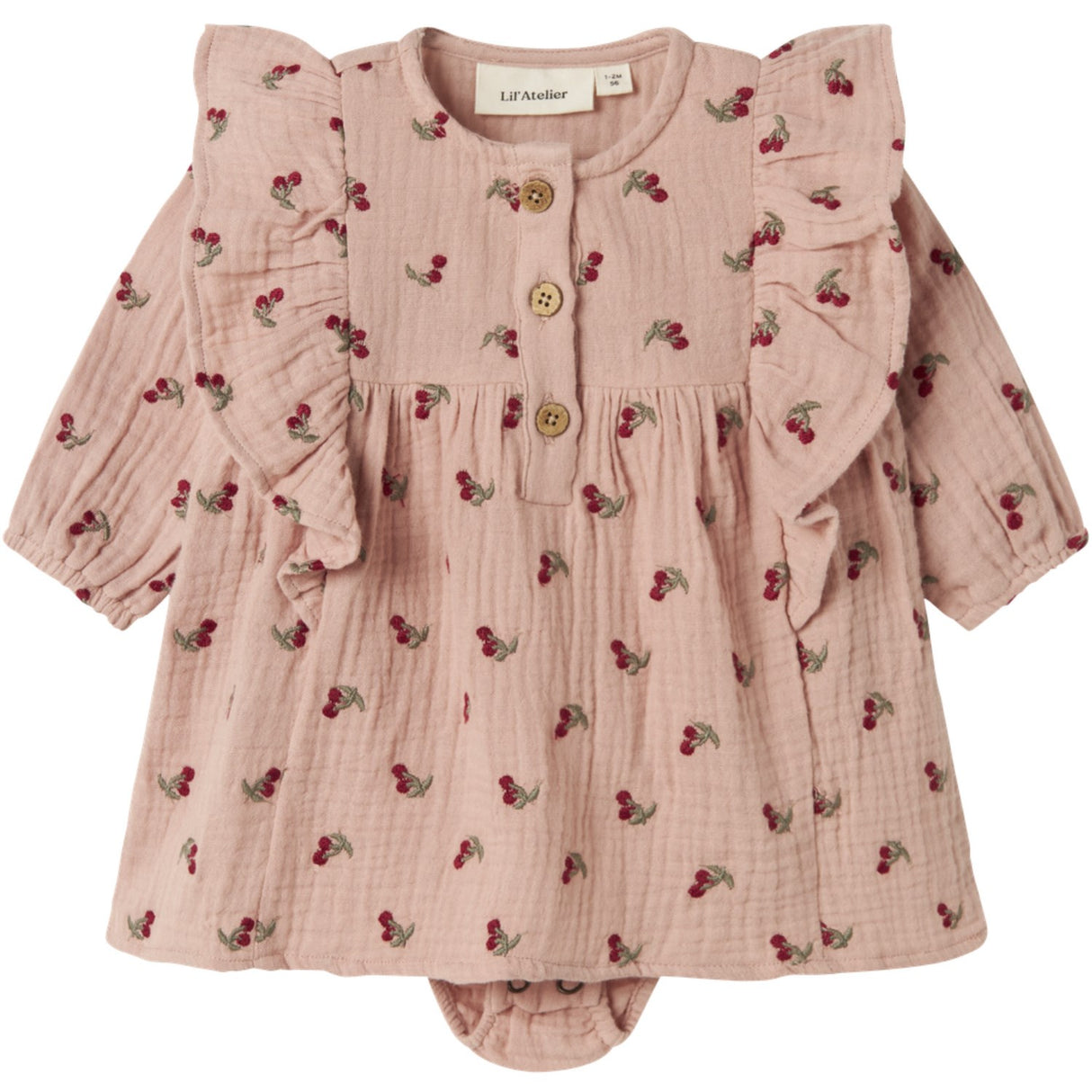 Lil'Atelier Misty Rose Nbfkoala Ls Loose Body Dress Lil