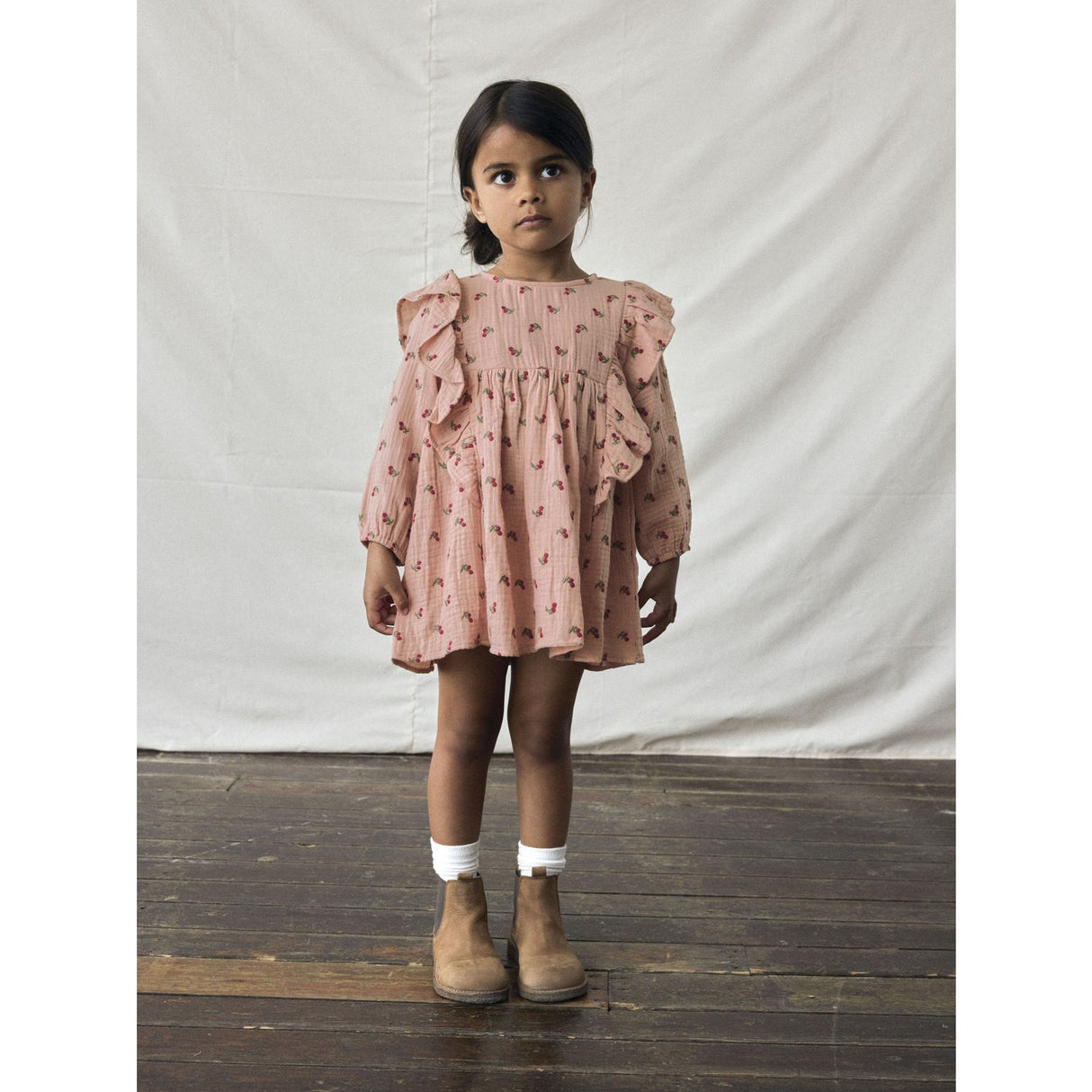 Lil'Atelier Misty Rose Nmfkoala Ls Loose Dress Lil