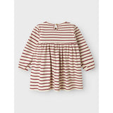 Lil'Atelier Turtledove Red Dahlia Nmflimia Ls Loose Dress Lil