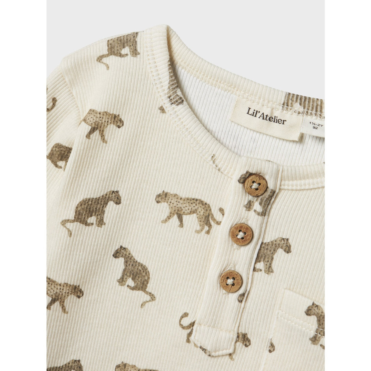 Lil'Atelier Turtledove Nmmlavo Eno Slim Ls Top Lil