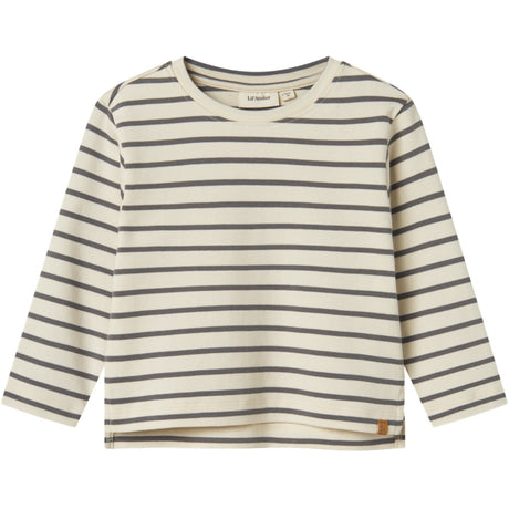 Lil'Atelier Turtledove Poppy Seed Nmmlimia Ls Loose Top Lil Noos