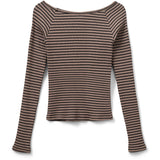 Sofie Schnoor Brown Striped SomaSY Blouse