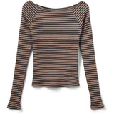 Sofie Schnoor Brown Striped SomaSY Blouse
