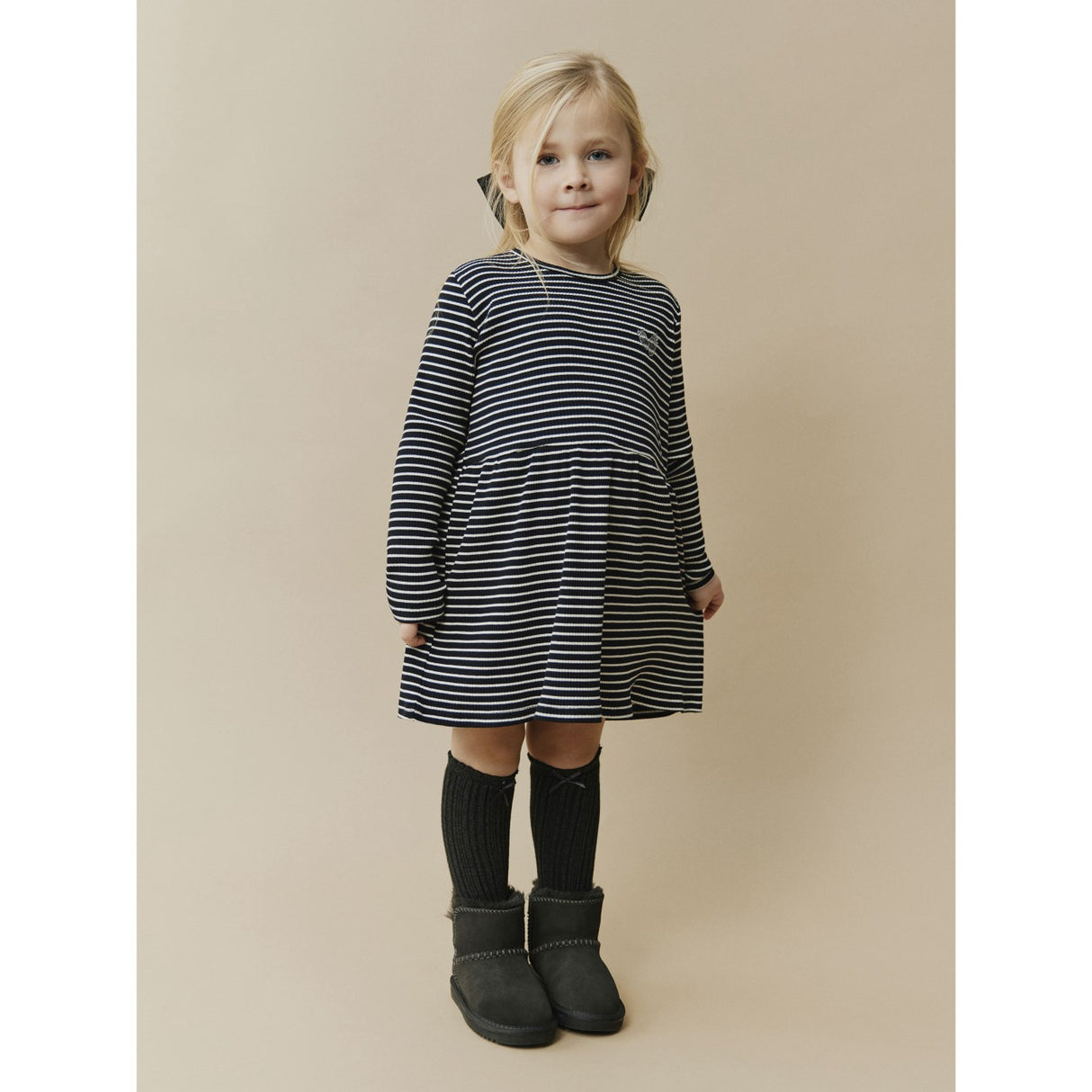 Sofie Schnoor Black Striped BerraSK Dress