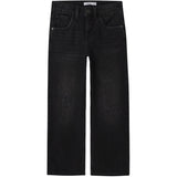 Name It Black Denim Nkfrose Hw Wide Jeans Destr 1411-Be Noos