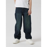 Name It Vintage Dark Blue Denim Nkmryan Straight Jeans 3418-Be Noos