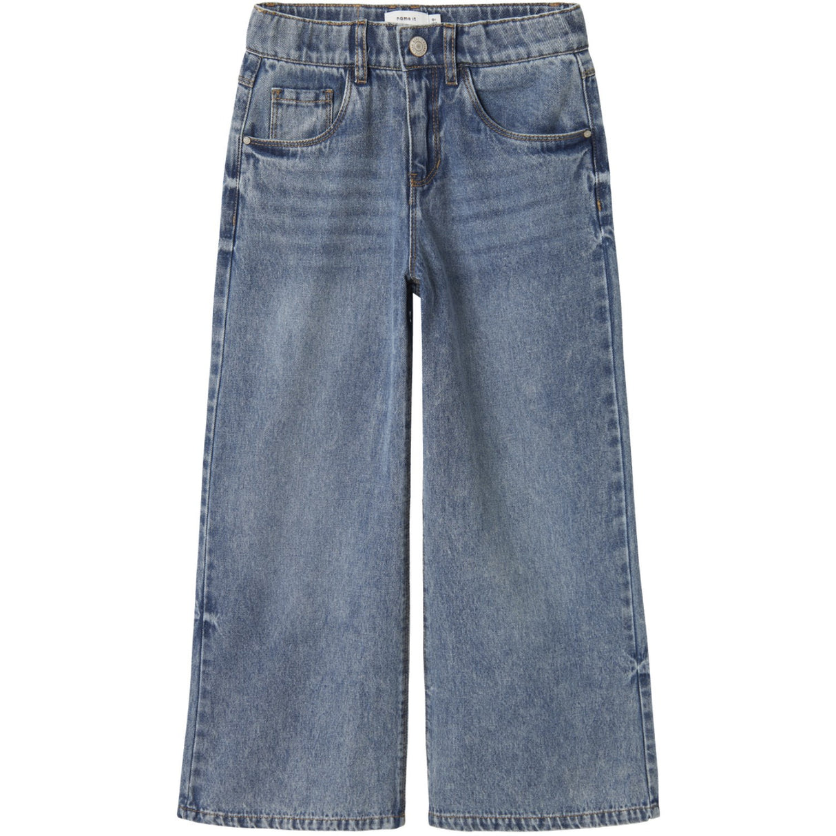 Name It Medium Blue Denim Nkfbella Skater Xwide Jeans 3111-Za Noos