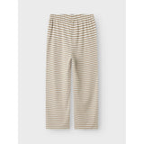 Name It Mocha Meringue W. Bright White Nkfsuraja Straight Pants Noos