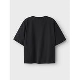 Name It Black Nkfjixera Squish Ss Rlx Top Box Bfu