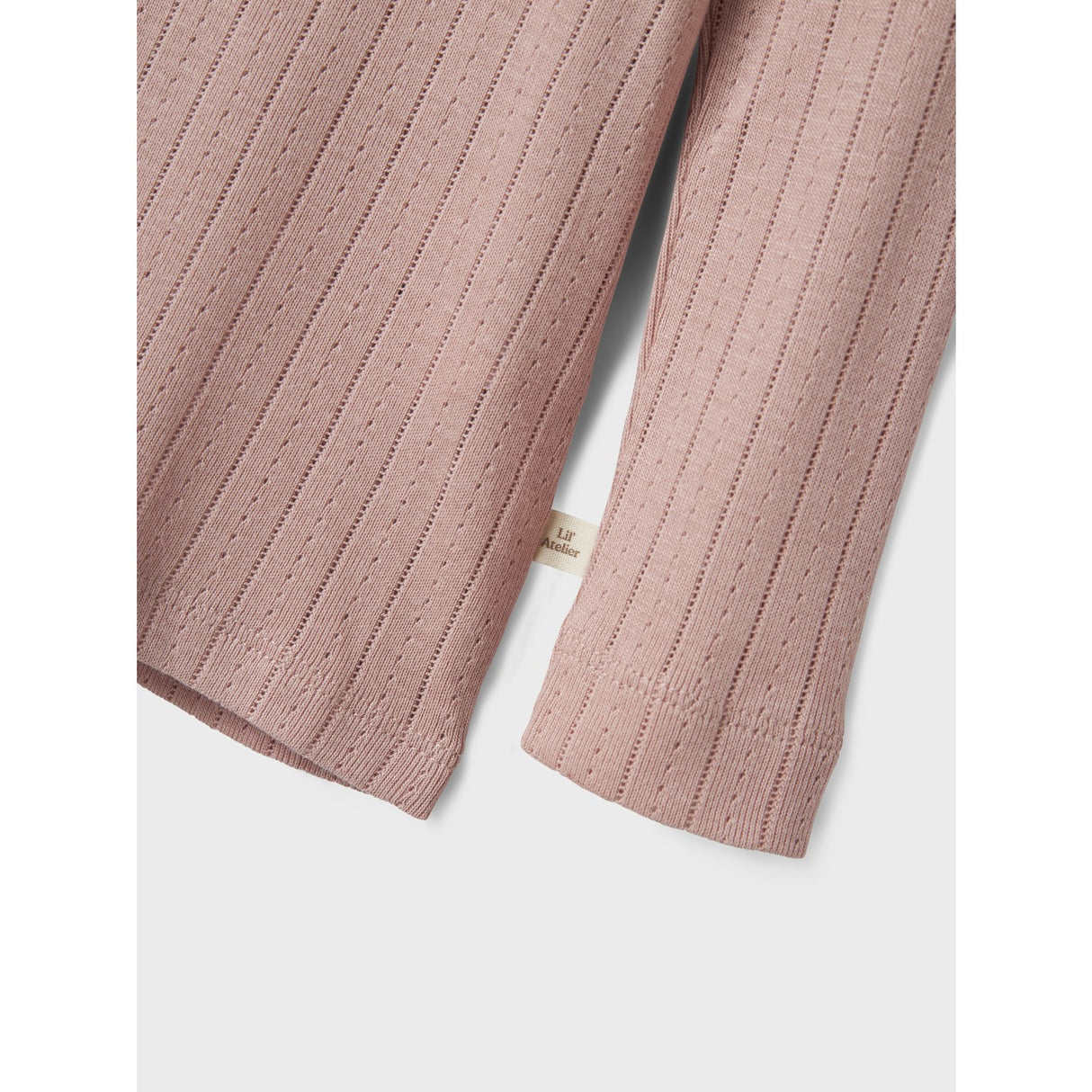 Lil'Atelier Misty Rose Nmfrachel Nis Ls Slim Top Lil Noos