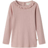 Lil'Atelier Misty Rose Nmfrachel Nis Ls Slim Top Lil Noos