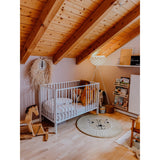 tiSsi® White Laquer Jori Foldable Bed Solid Beech