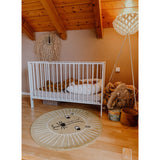 tiSsi® White Laquer Jori Foldable Bed Solid Beech