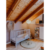 tiSsi® White Laquer Jori Foldable Bed Solid Beech