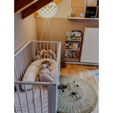 tiSsi® White Laquer Jori Foldable Bed Solid Beech