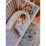 tiSsi® White Laquer Jori Foldable Bed Solid Beech