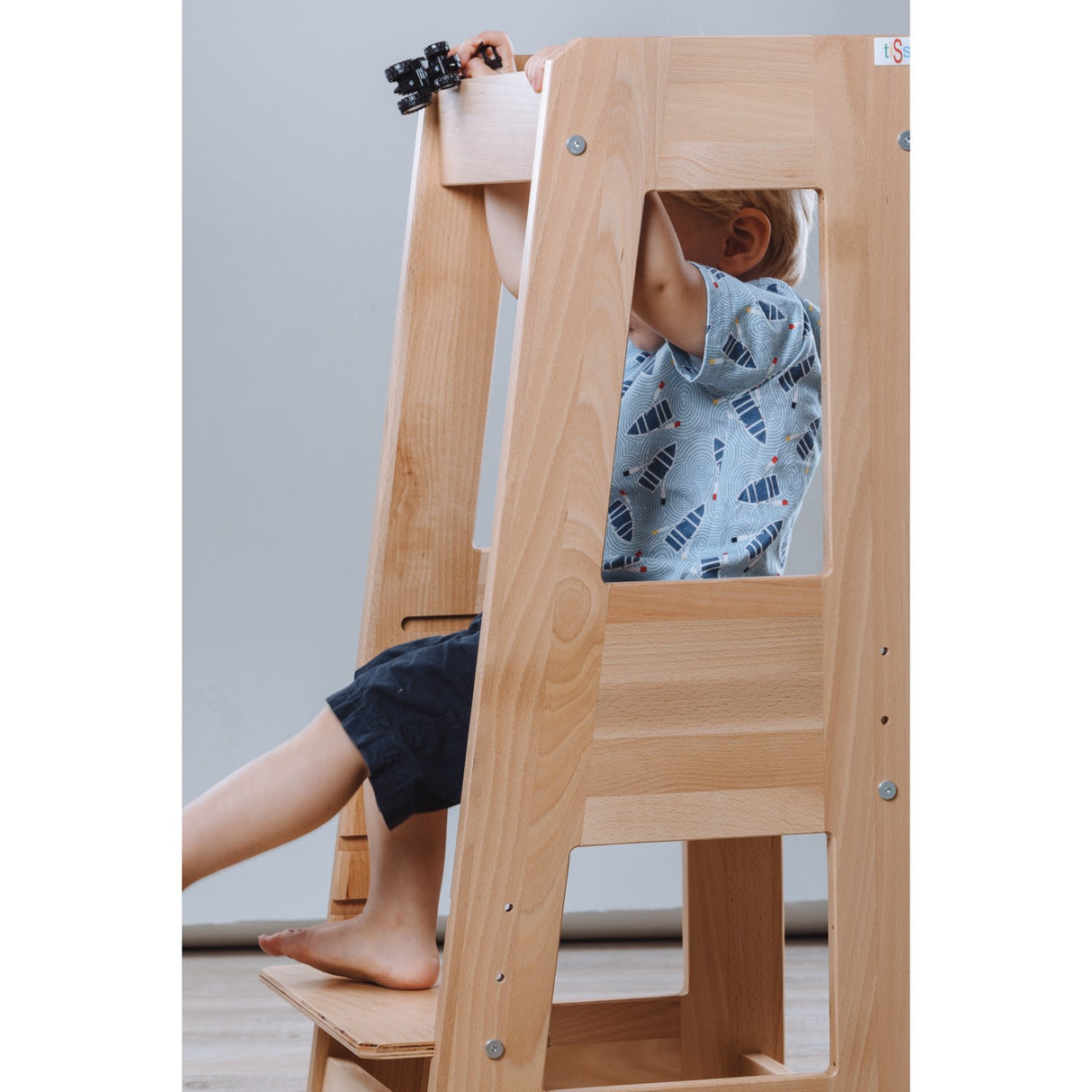 tiSsi® Nature Felix Learning Tower Solid Beech