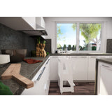 tiSsi® White Laquer Felix Learning Tower Solid Beech