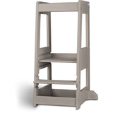 tiSsi® Stormy Grey Laquer Felix Learning Tower Solid Beech