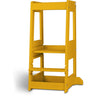tiSsi® Sun Yellow Laquer Felix Learning Tower Solid Beech