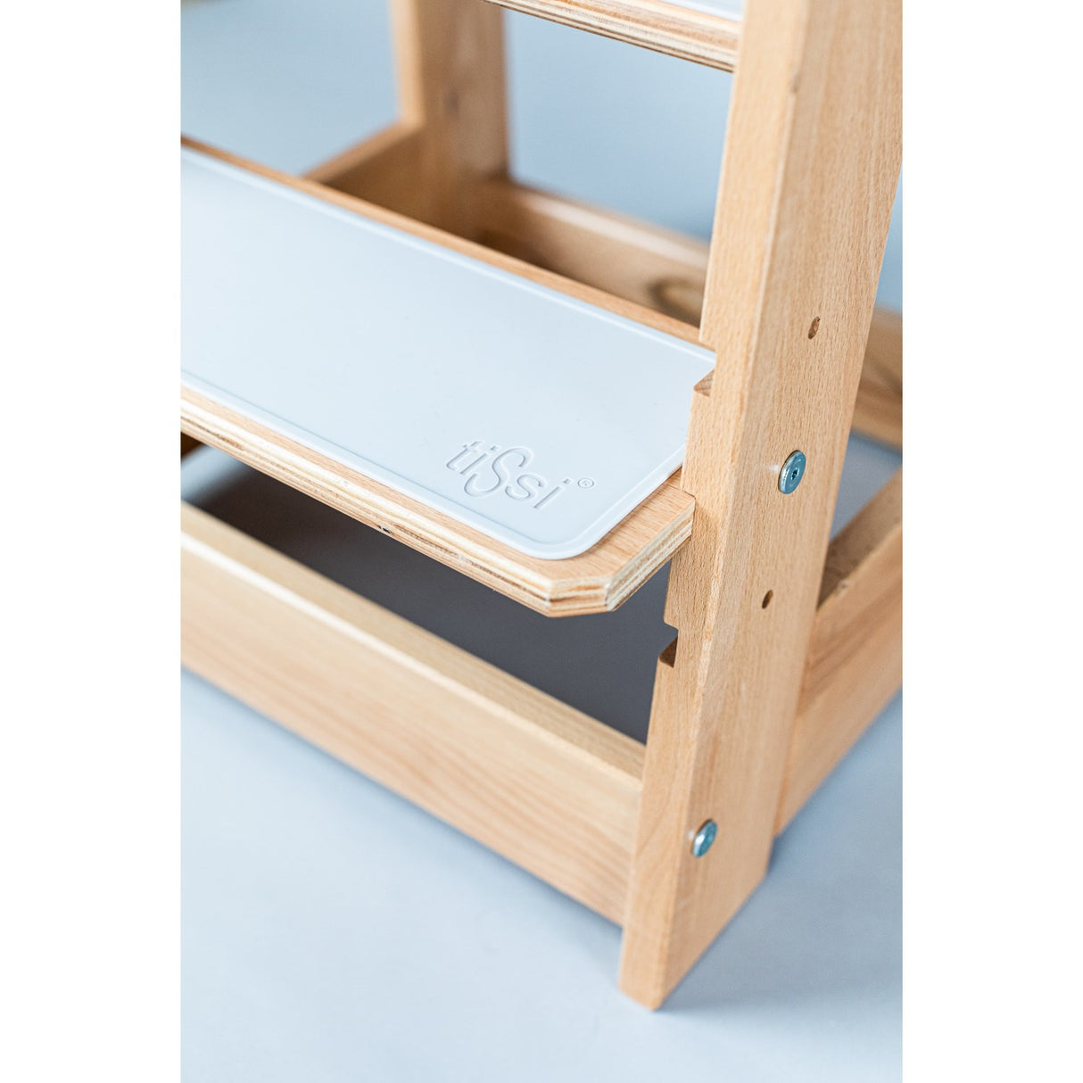 tiSsi® Grey Felix Non-Slip Mats - Set With 2 For Learning Tower Felix